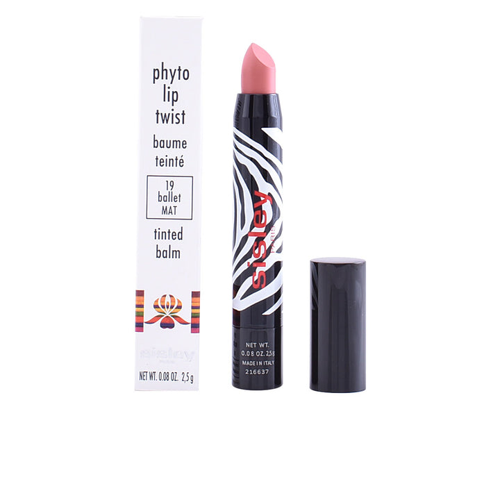 Twist-up tinted lip balm in 19 Ballet Mat, 2.5 g, satin finish