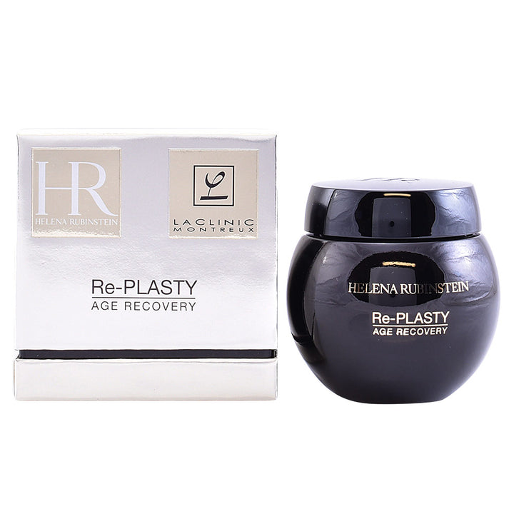 50 ml jar of Replasty Age Recovery night cream, pale beige cream