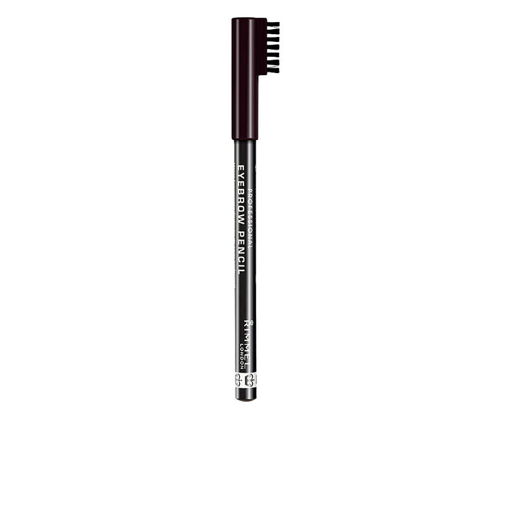 Slim eyebrow pencil in black-brown with built-in spoolie, 1.4 g Unisex