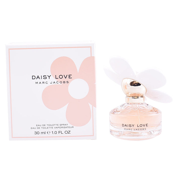 50 ml glass bottle with oversized daisy cap, floral eau de toilette for Women