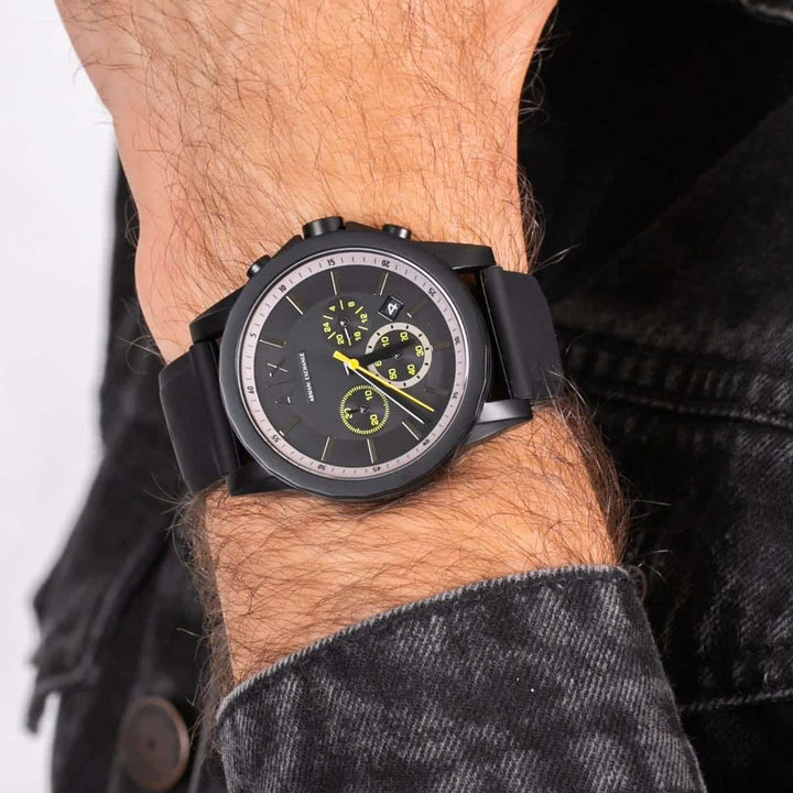 Precision in Motion Chronograph with Bold Accents