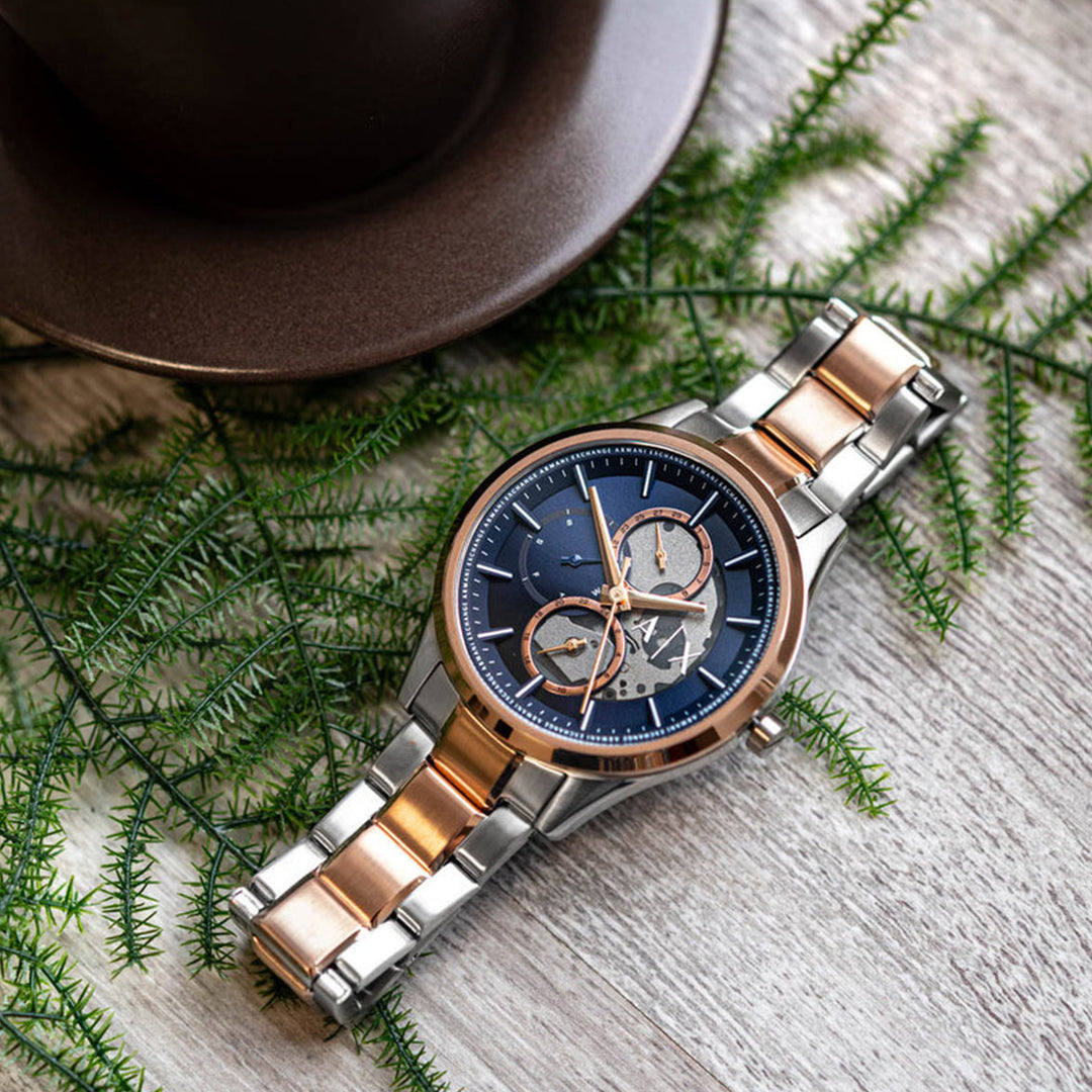 Armani Exchange Rose Gold Chronograph Watch