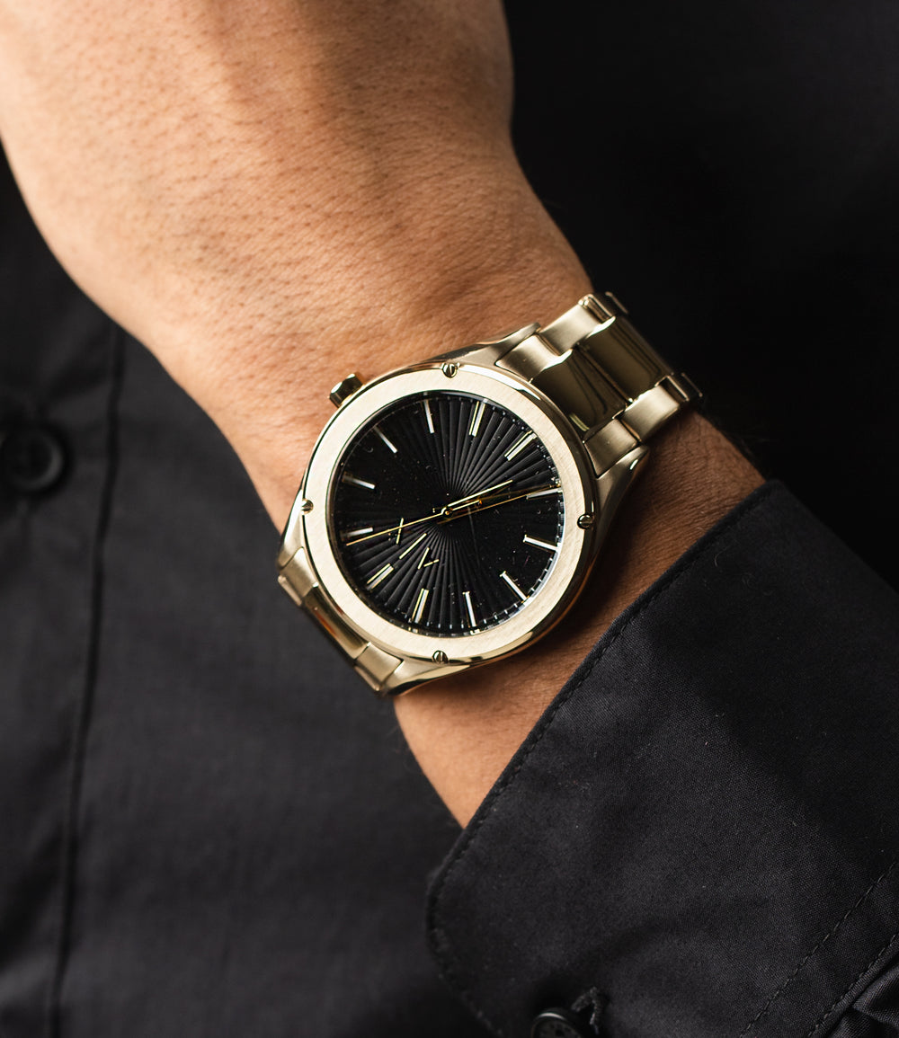 Armani Exchange Gold-Tone Analog Watch