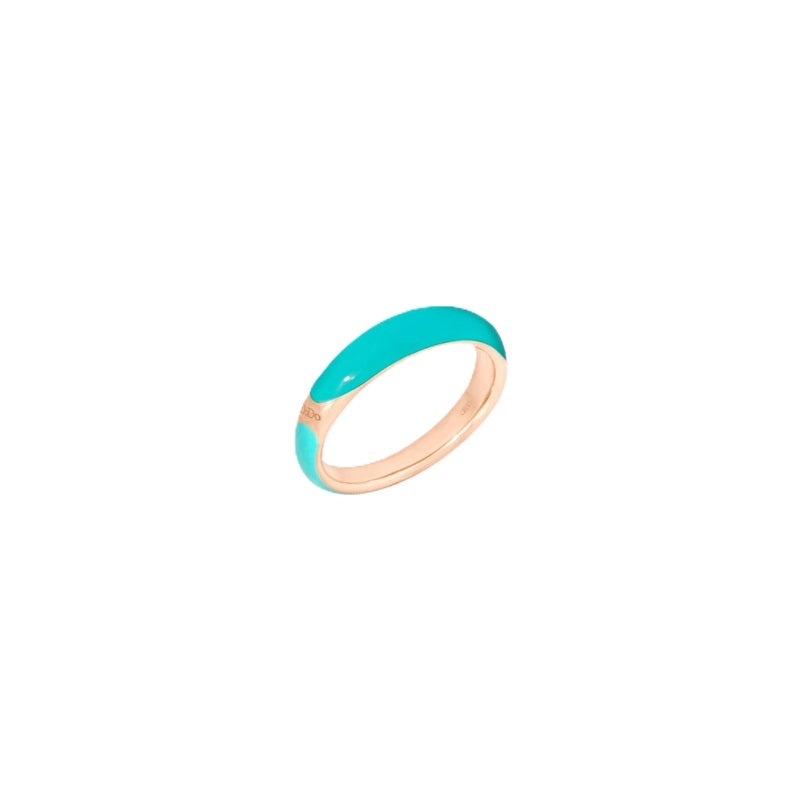 Dodo Modern Gold and Turquoise Ring