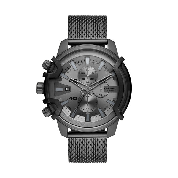 Gunmetal Grey Chronograph with Mesh Bracelet