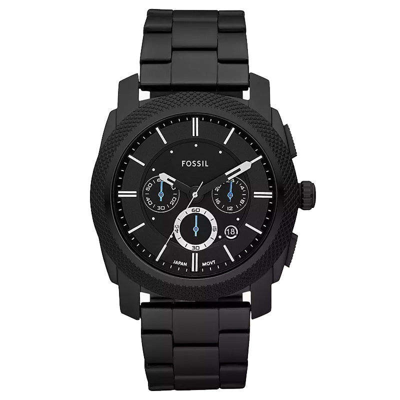 Fossil Black Stainless Steel Chronograph Watch