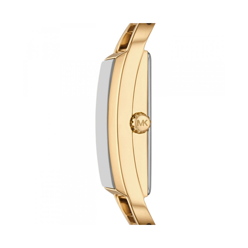 Michael Kors Gold Crystal Rectangular Watch