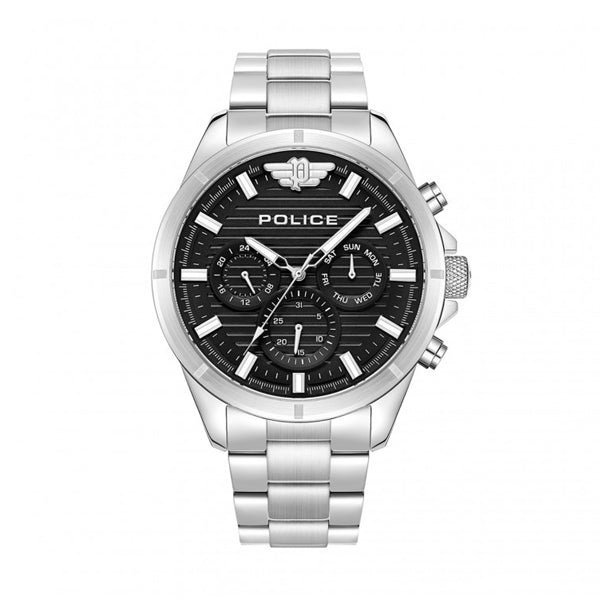 Police Chronograph Watch with Textured Dial