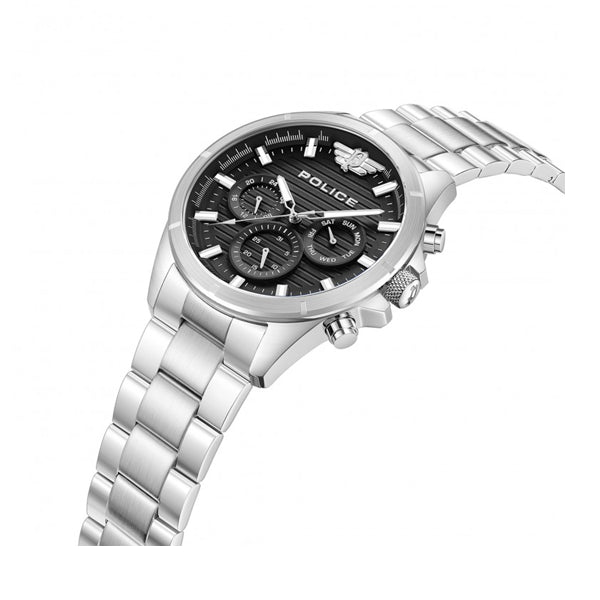 Police Chronograph Watch with Textured Dial