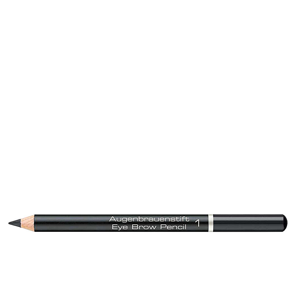 Slim 1.1 g brow pencil in medium grey brown with creamy tip and twist mechanism