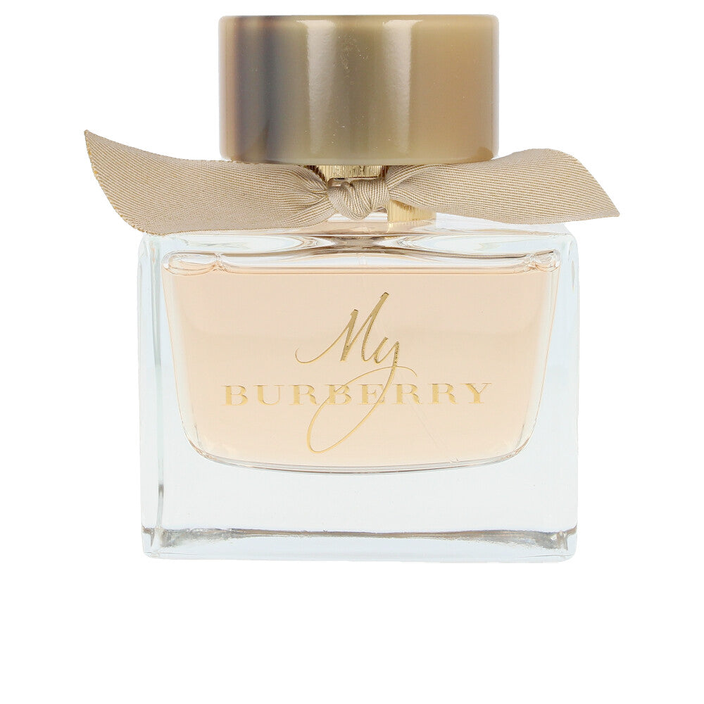 Glass perfume bottle, floral fragrance, 90 ml, modern British floral