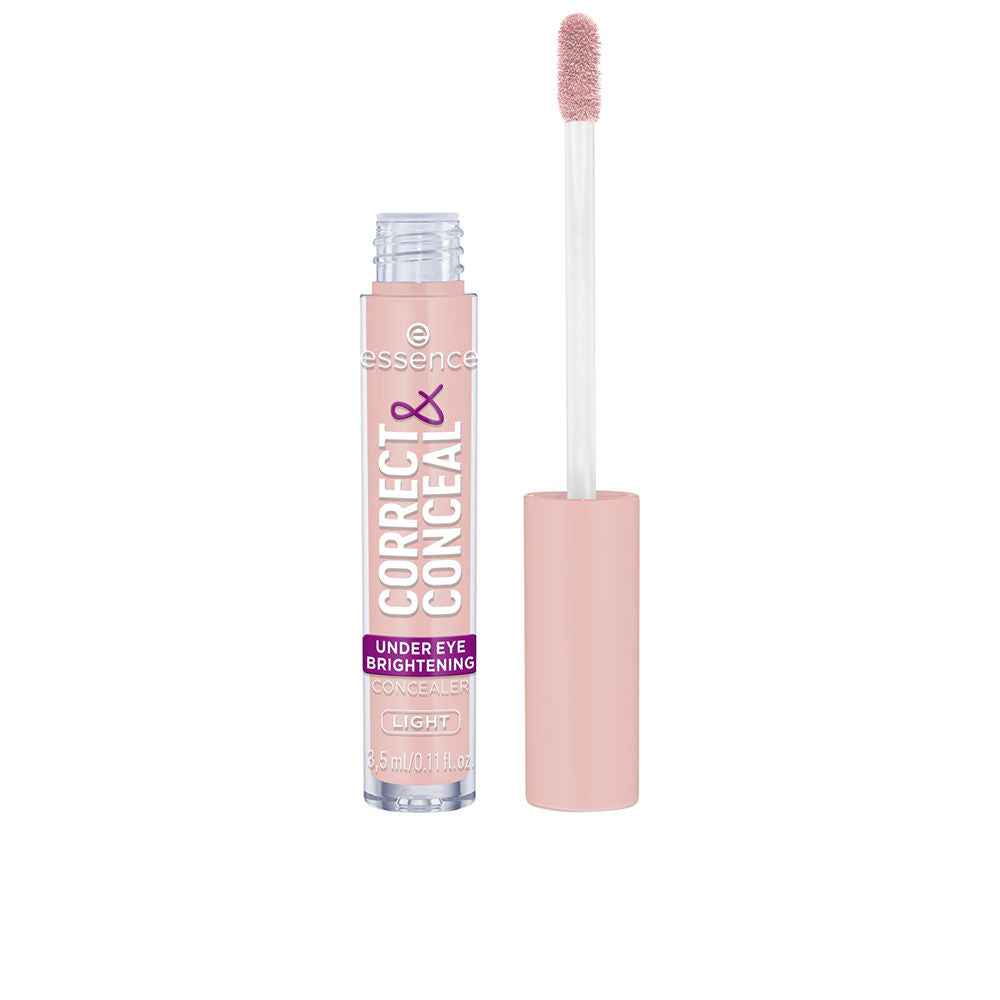 3.5 ml terracotta corrector concealer tube with integrated applicator, hydrating finish