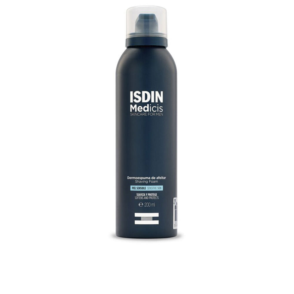 50 ml white shaving foam tube for Man; sensitive skin, antibacterial