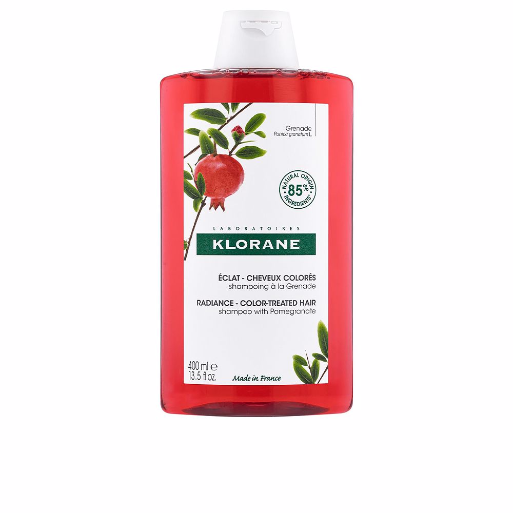 400 ml pomegranate colour radiance shampoo bottle for colour-treated hair