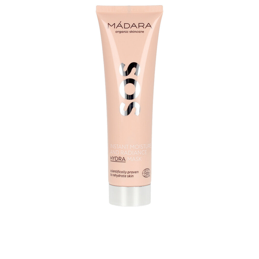 60 ml jar of hydrating face mask with creamy texture, peony and botanical extracts