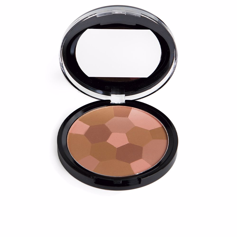 Compact multitone bronzing powder with mirror, 20 g, warm beige tones