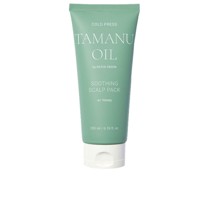 200 ml bottle of cold‑pressed tamanu scalp oil with botanical oil blend