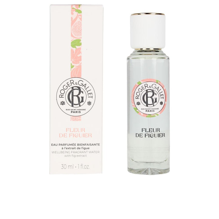 100 ml fig and citrus eau fraîche bottle, fig pulp and leaves motif