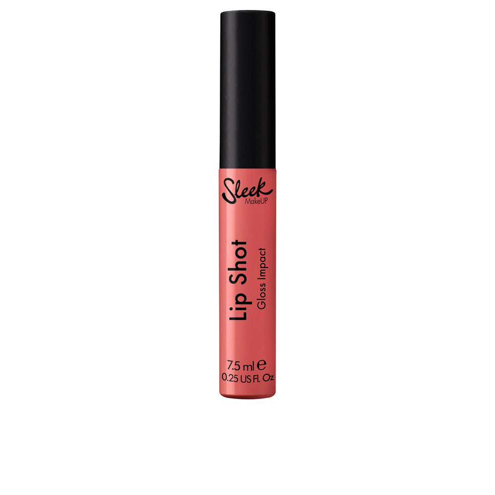 Glossy liquid lip in deep mauve shade with doe-foot applicator, 7.5 ml