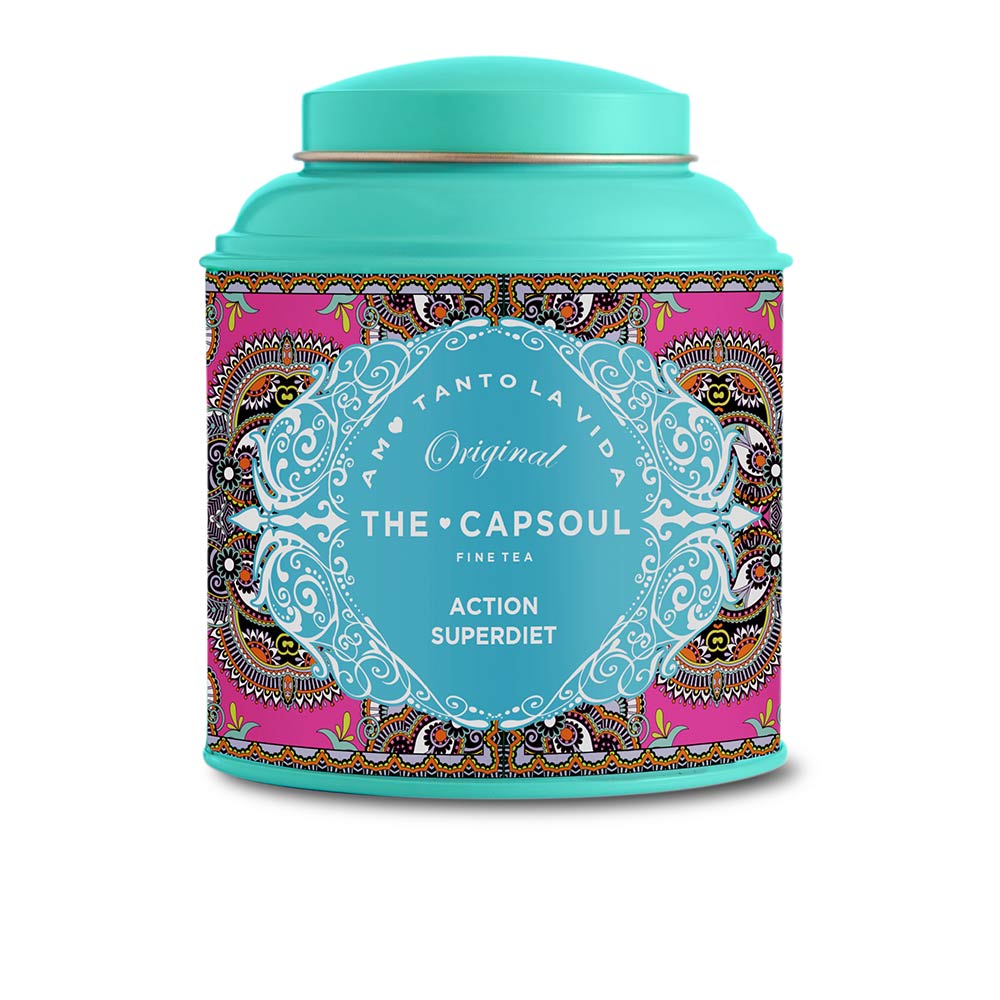 Loose-leaf herbal tea blend in 100 g pouch, labelled functional detox